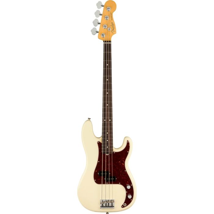 Basso Elettrico Fender American Professional II Precision rw olympic white con custodia main product photo