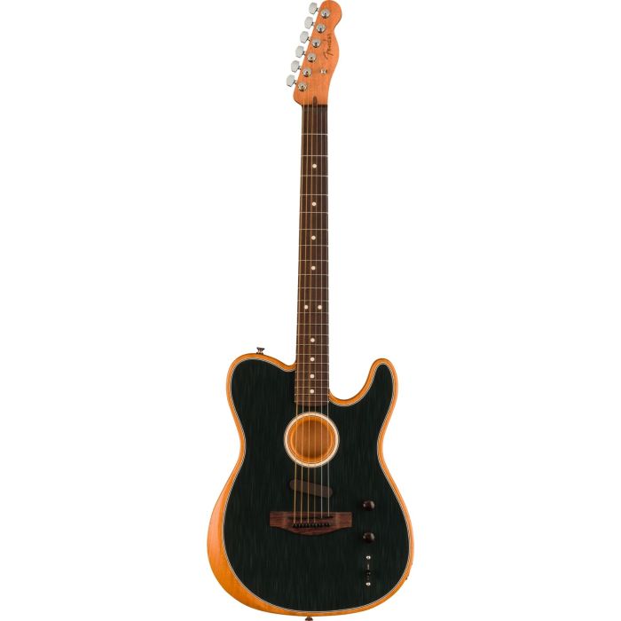 Fender Acoustasonic Telecaster Player RW Brushed Black main product photo