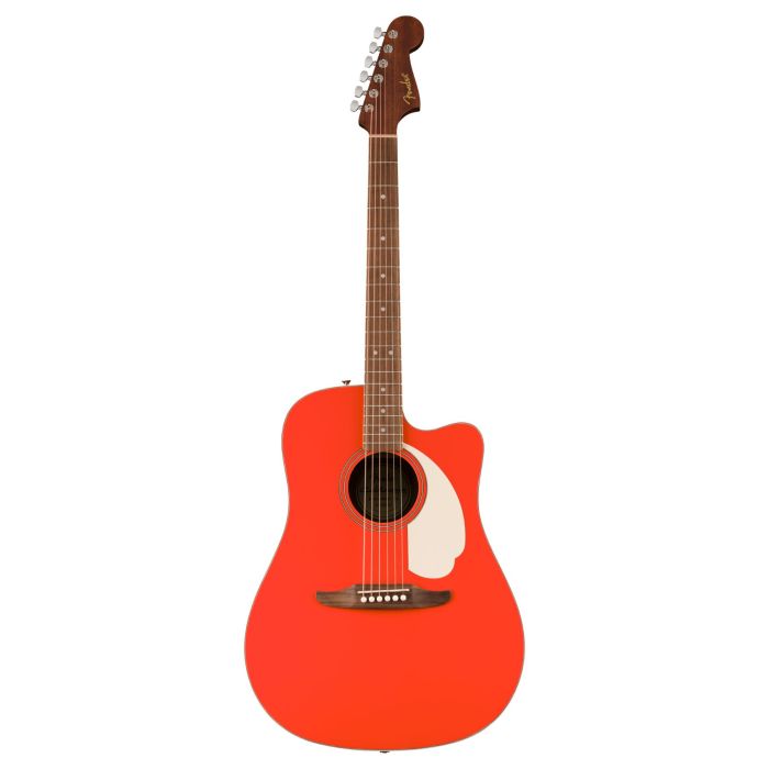 Fender California Standard Redondo CE Chitarra Acustica Elettrificata fiesta red main product photo