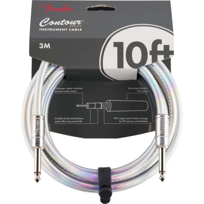 Fender Contour Galaxy iridescent Cavo jack/jack 3 mt main product photo