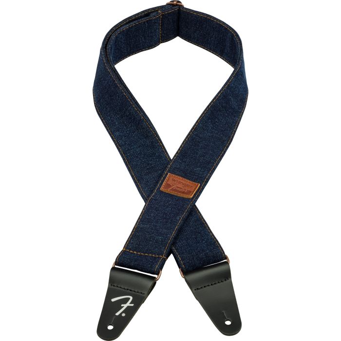 Fender Wrangler denim dark indigo strap main product photo