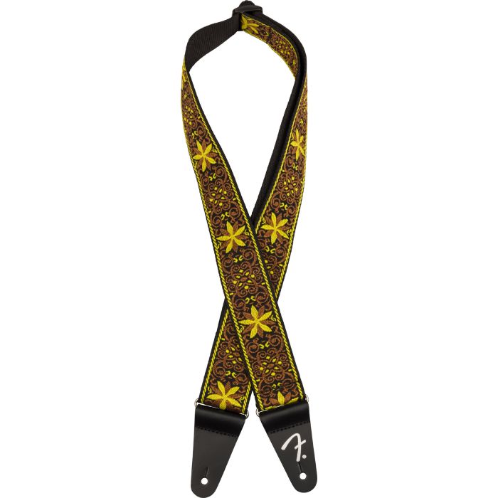 Fender Pasadena Woven Guitar Strap 5cm yellow Wallflower main product photo