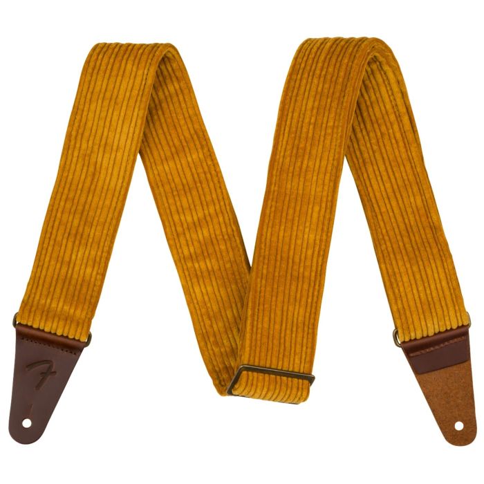 Fender Corduroy Guitar Strap Blaze Gold main product photo