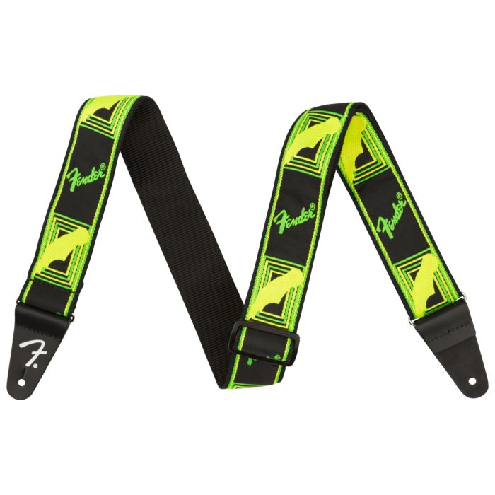 Fender Neon Strap Green/Yellow main product photo