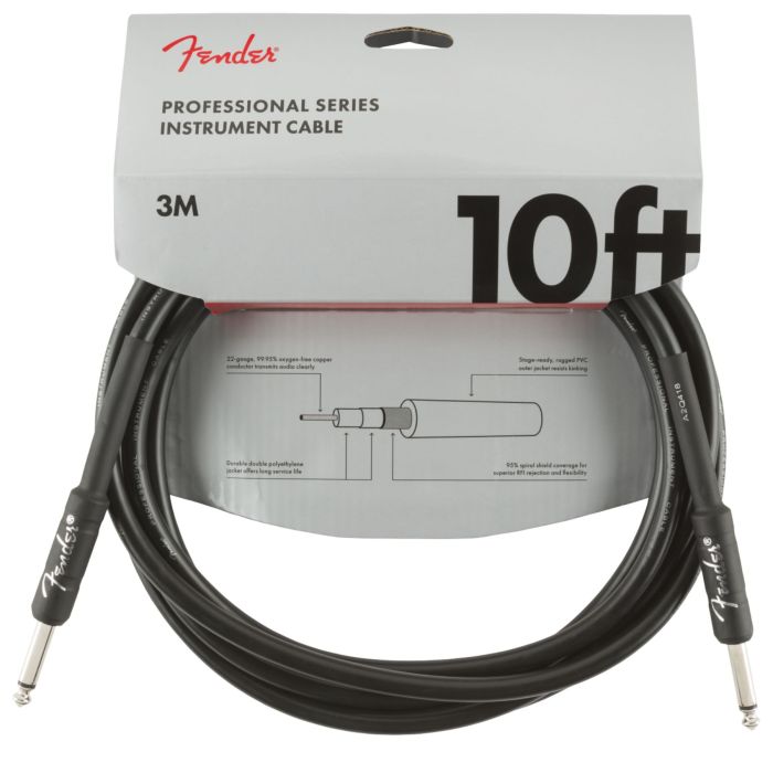 Cavo jack/jack 3 mt Fender Professional black main product photo