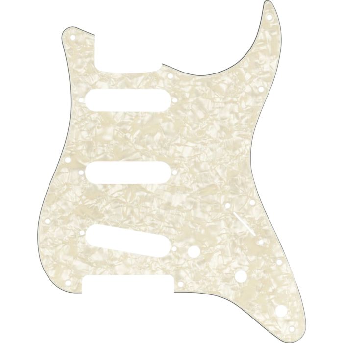 Fender Battipenna Stratocaster 11 fori Aged White Moto main product photo
