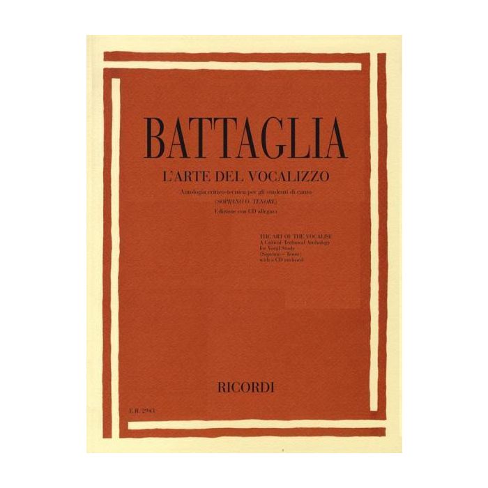Battaglia L`Arte del Vocalizzo 2 Soprano /Tenore main product photo
