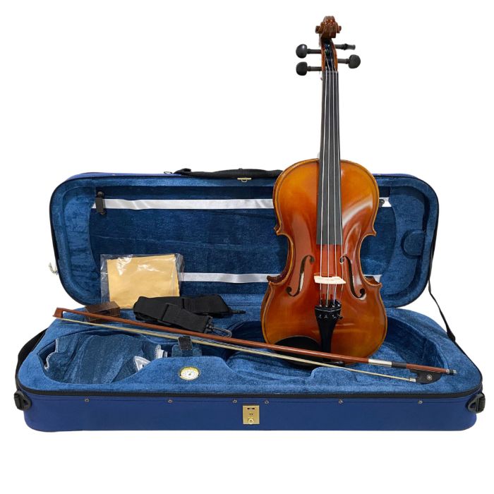 Viola 15" cm 39 Luthier Orchestra massello custodia e arco pronta all'uso main product photo