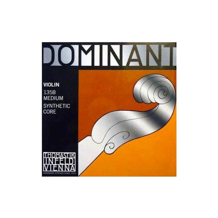 Corde Violino 4/4 Thomastik Dominant 135B medium Mi acciaio pallino main product photo