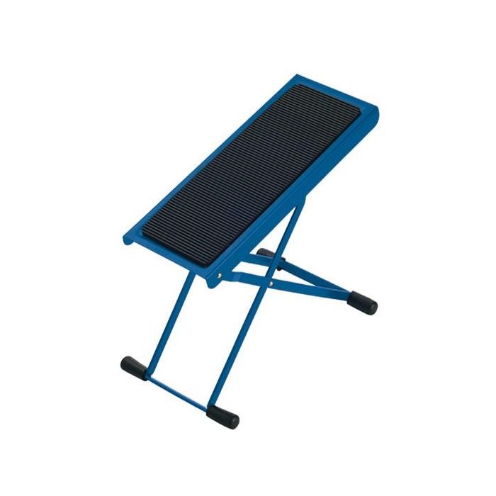 Poggiapiede chitarra K&M 14670 regolabile blu main product photo