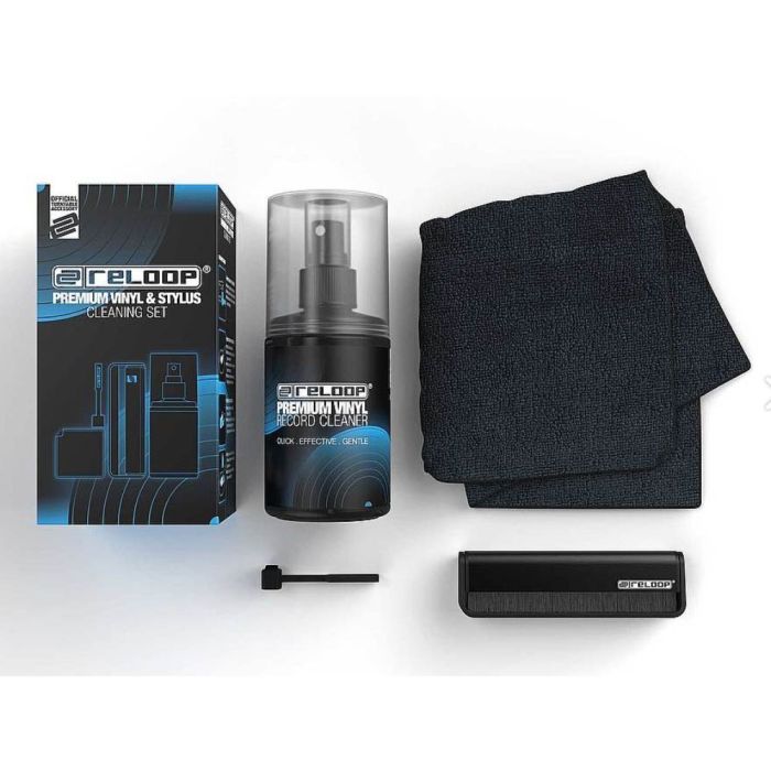 Reloop Premium Vinyl & Stylus Cleaning Set Kit pulizia main product photo