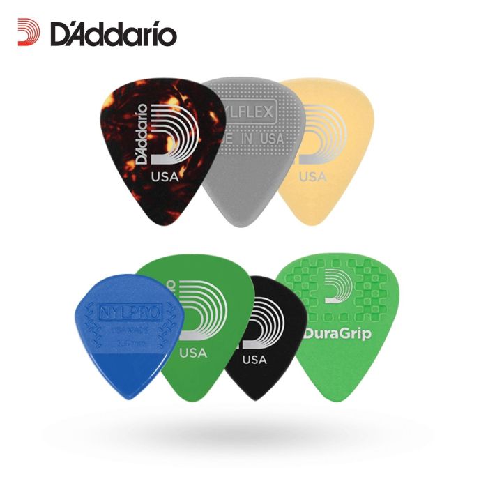 Blister plettri D'Addario 1XVP4-5 Variety pack medium 7pz main product photo