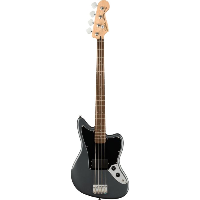 Fender Squier Affinity Jaguar bass h lrl charcoal frost metallic Basso Elettrico main product photo