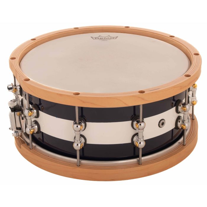 RULLANTE GOODGENIOUS 14X6,5" MOGANO ORCHESTRAL CERCHI IN LEGNO WHITE BLU INLAY main product photo