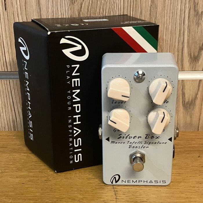 PEDALE CHITARRA ELETTRICA NEMPHASIS SILVER BOX BOOSTER USATO main product photo
