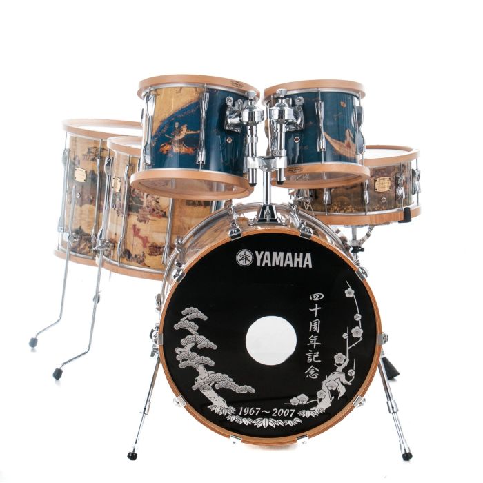 BATTERIA YAMAHA 40TH ANNIVERSARY RECORDING CUSTOM GENPEI WAR WASHI PAPER main product photo