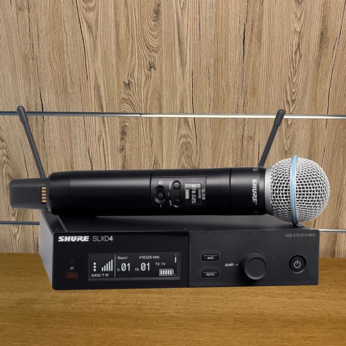 RADIOMICROFONO SHURE SLXD24EBETA58 USATO main product photo