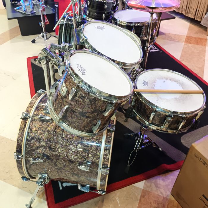 BATTERIA PEARL EXPORT 4PZ+PEDALE USATA main product photo