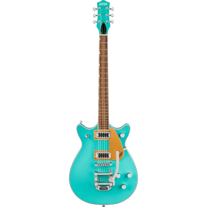 Gretsch G5232T Electromatic Double Jet FT With Bigsby LRL caicos green Chitarra Elettrica main product photo
