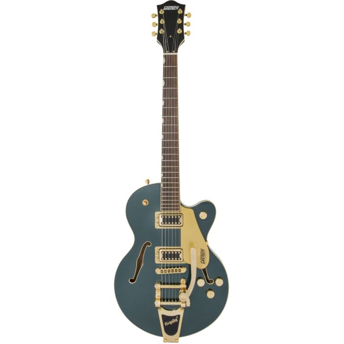Gretsch G5655TG Electromatic CB Jr Single Cut with Bigsby LR cadillac green Chitarra Semiacustica main product photo