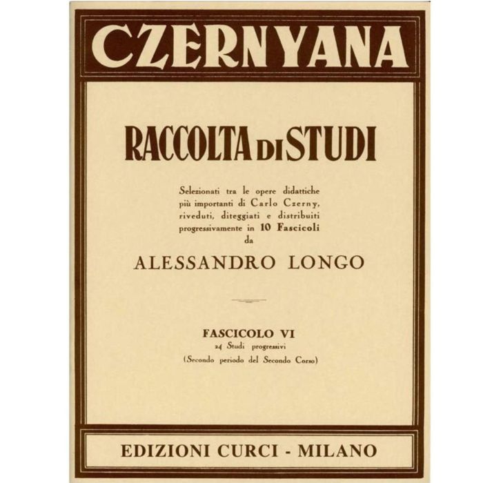 Czerny Czernyana fascicolo 6 main product photo