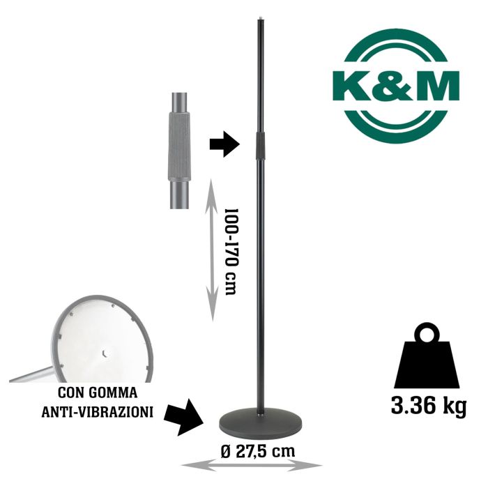 Asta Microfono dritta K&M 26125-300-55 main product photo