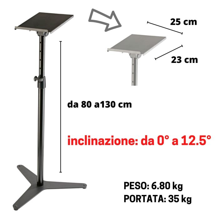 Supporto Monitor K&M 26754 h 80/130 10,2kg main product photo