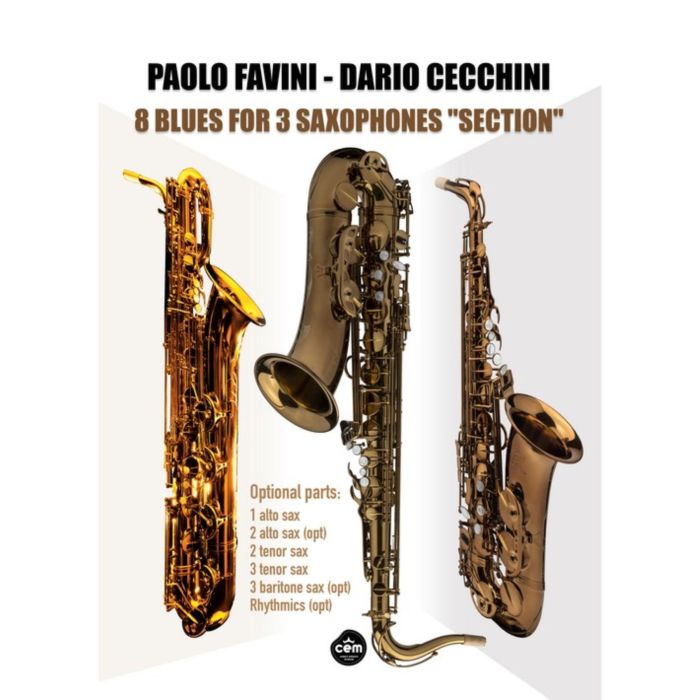 P.Favini D.Cecchini 8 Blues for 3 Saxophones main product photo
