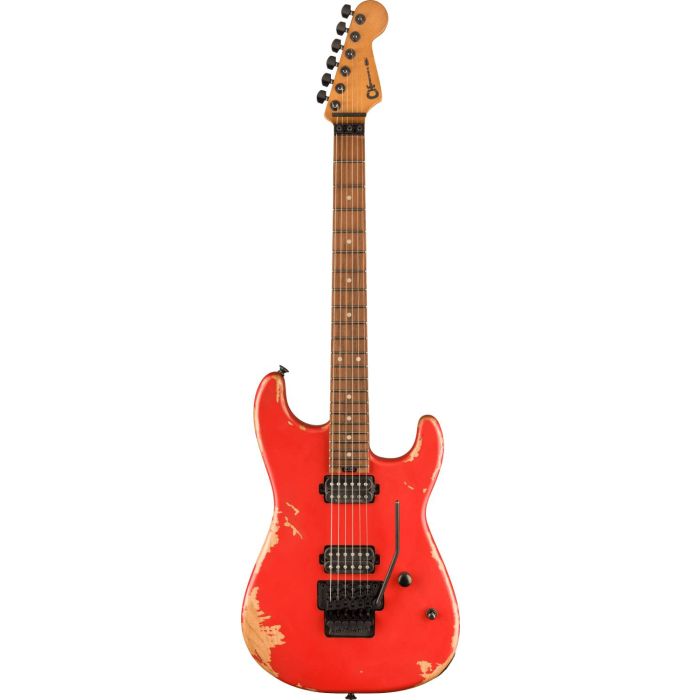 Charvel Pro-Mod Relic San Dimas Style 1 HH FR PF weathered orange main product photo