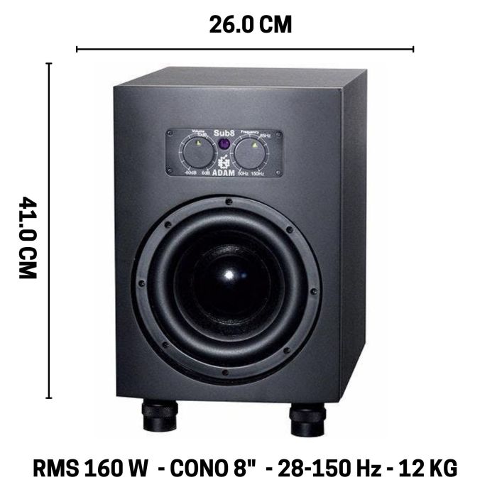 Adam SUB 8 main product photo