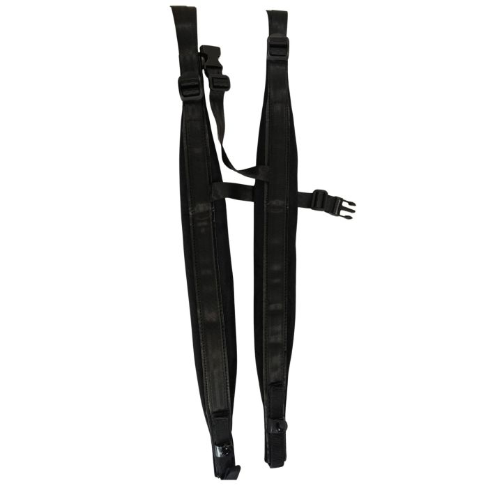 Tracolla Fisarmonica 96-120 Bassi Comet 317A pelle nero main product photo