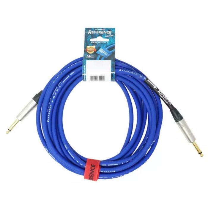 Cavo Jack/Jack 6 mt Reference RIC01-BL-JJ-6-N blu connettori Neutrik main product photo