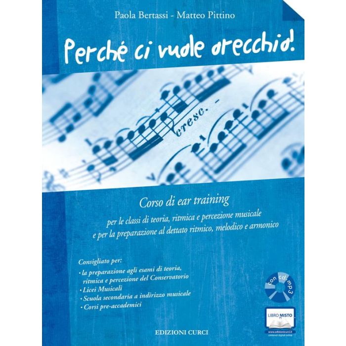 Bertassi Perchè ci vuole orecchio Corso di Ear Traning main product photo