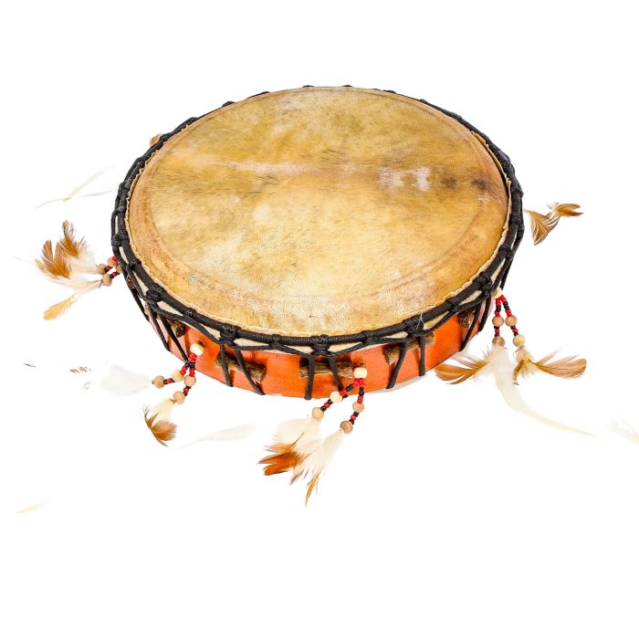 Terré Shaman Drum 30cm pelle capra con battente main product photo