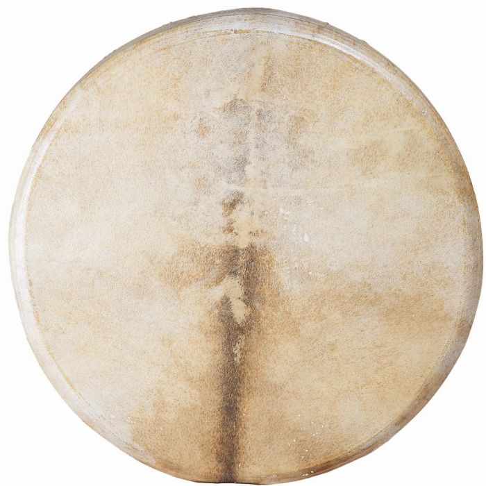 Shaman Drum 45cm Terre' pelle capra con battente main product photo