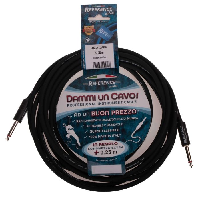 Cavo Jack/Jack 5,25 mt Reference Dammi un cavo! black main product photo