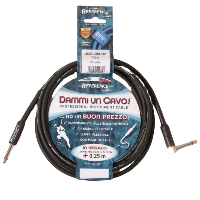 Cavo jack/jack angolare 2,25 mt Reference Dammi un cavo! main product photo