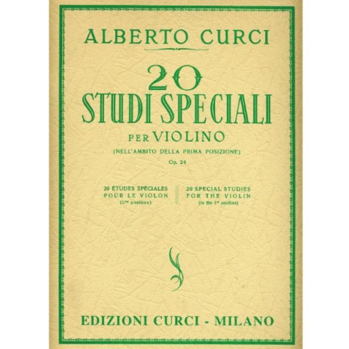Curci 20 Studi Speciali per Violino main product photo