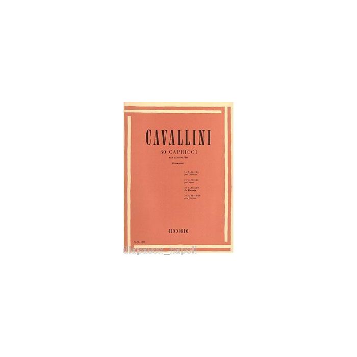 Cavallini 30 Capricci per clarinetto main product photo