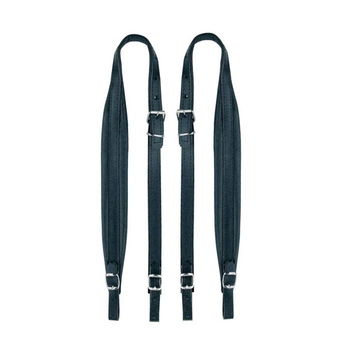Tracolla Fisarmonica 48-72 Bassi Pelle Black Boston 45-M-CS main product photo