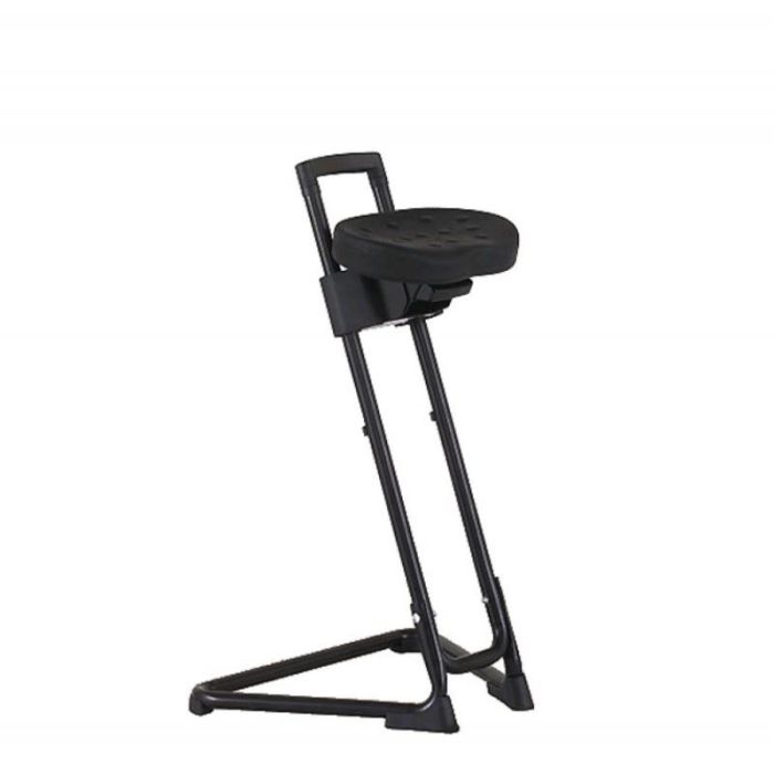 Seduta orchestrale Adams 4STM1FP in gomma e acciaio nero main product photo