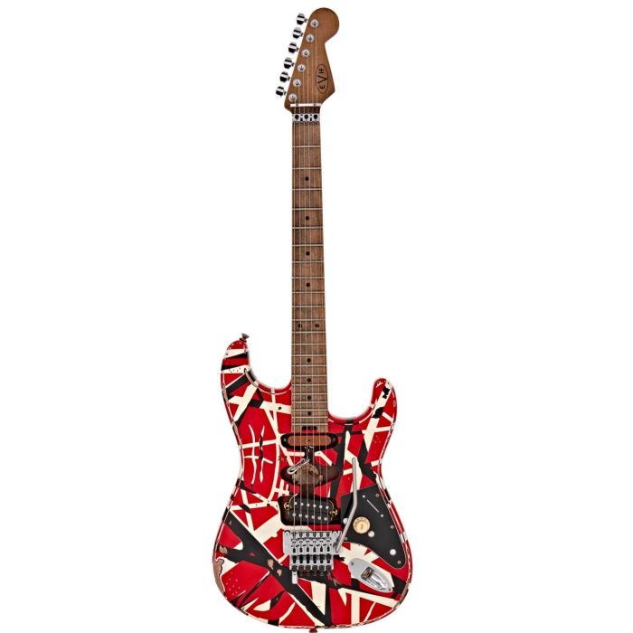 EVH Striped Series Frankie Red/White/Black main product photo