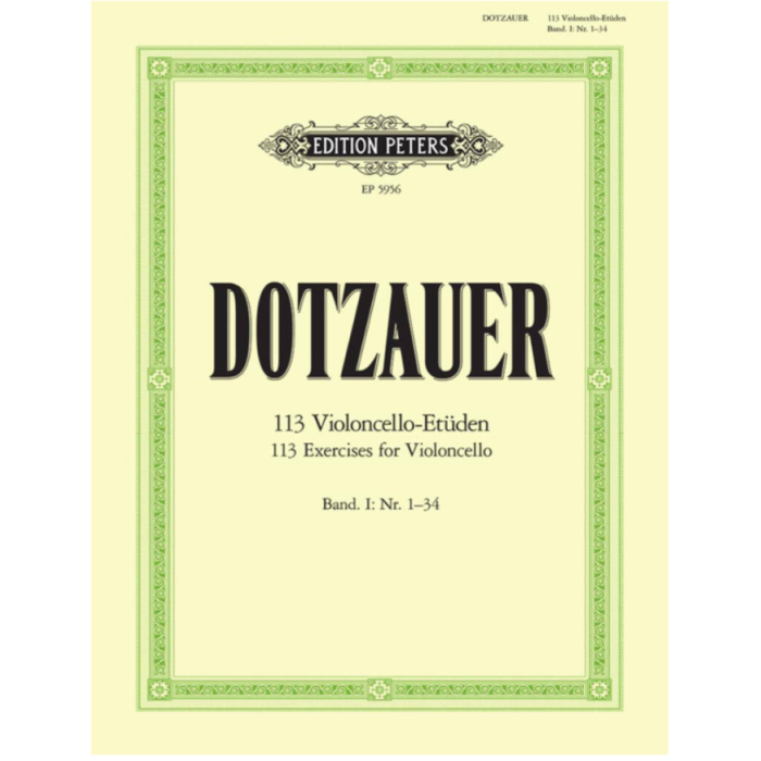 Dotzauer 113 Studi per Violoncello Vol.1 (NO. 1-34) main product photo