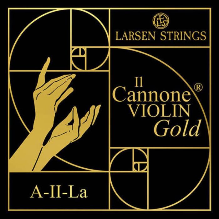 Corde Violino 4/4 Larsen Il Cannone gold main product photo