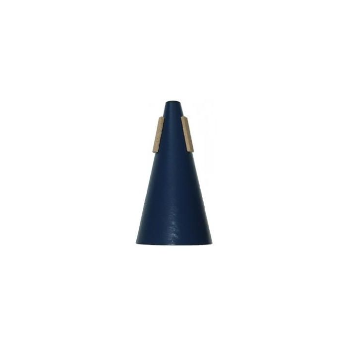 Sordina Tromba Wallace Straight in resina Blu main product photo