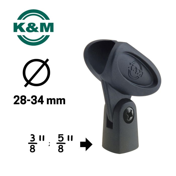 Supporto Microfono K&M 85055 Ø 28/34mm main product photo