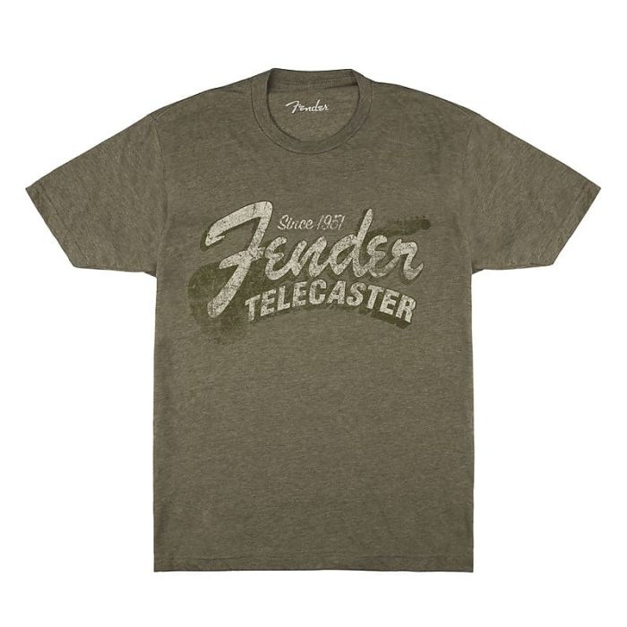 T-Shirt Fender Since 1951 Telecaster Military Heather Green M main product photo