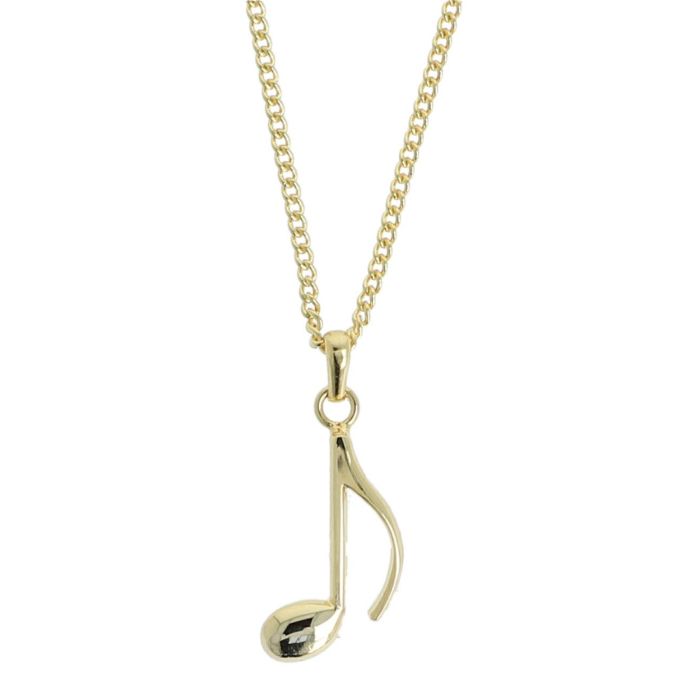 Collana Musikboutique con pendente croma dorata main product photo