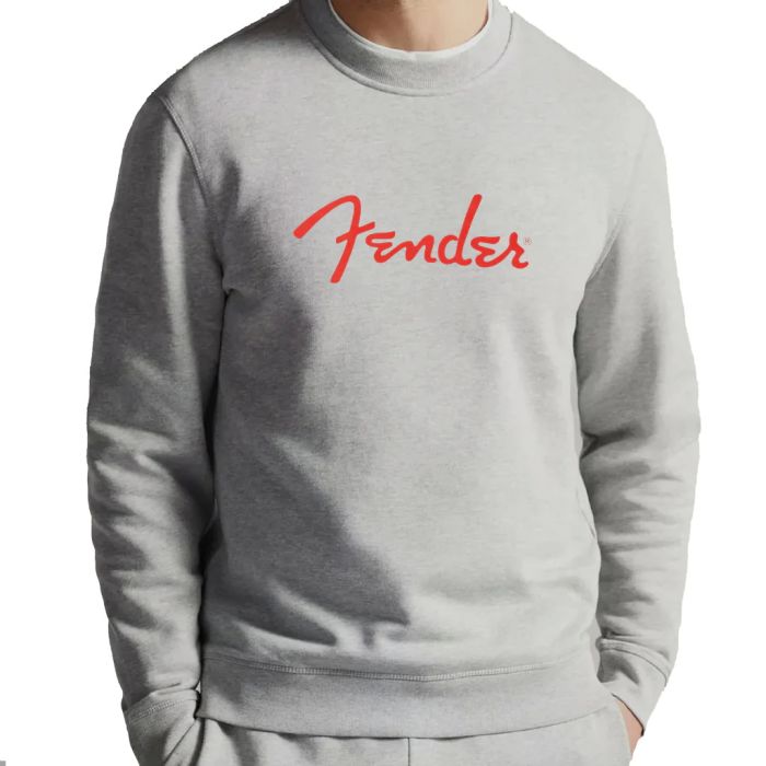Fender T-Shirt logo Spaghetti heather gray manica lunga XL main product photo