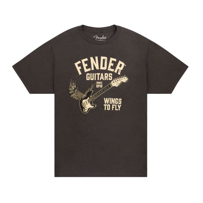 T-Shirt Fender Wings to fly vintage black M main product photo